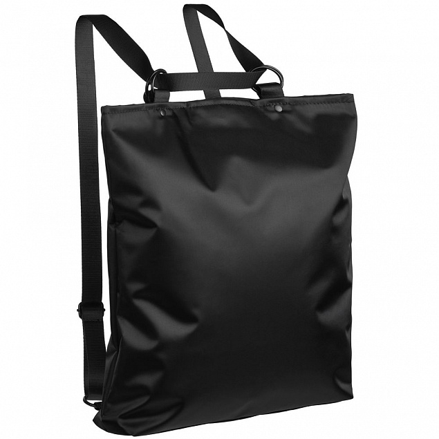 Рюкзак-трансформер ringLink с отстегивающимся карманом, черный с логотипом в Екатеринбурге заказать по выгодной цене в кибермаркете AvroraStore