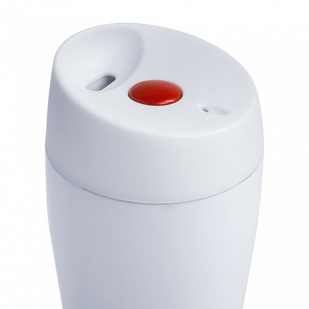 Термостакан Solingen, вакуумный, герметичный, белый с логотипом в Екатеринбурге заказать по выгодной цене в кибермаркете AvroraStore