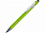 Ручка металлическая soft-touch шариковая со стилусом Sway, желтый/серебристый с логотипом в Екатеринбурге заказать по выгодной цене в кибермаркете AvroraStore
