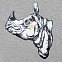 Футболка мужская NosoRock, серый меланж с логотипом в Екатеринбурге заказать по выгодной цене в кибермаркете AvroraStore