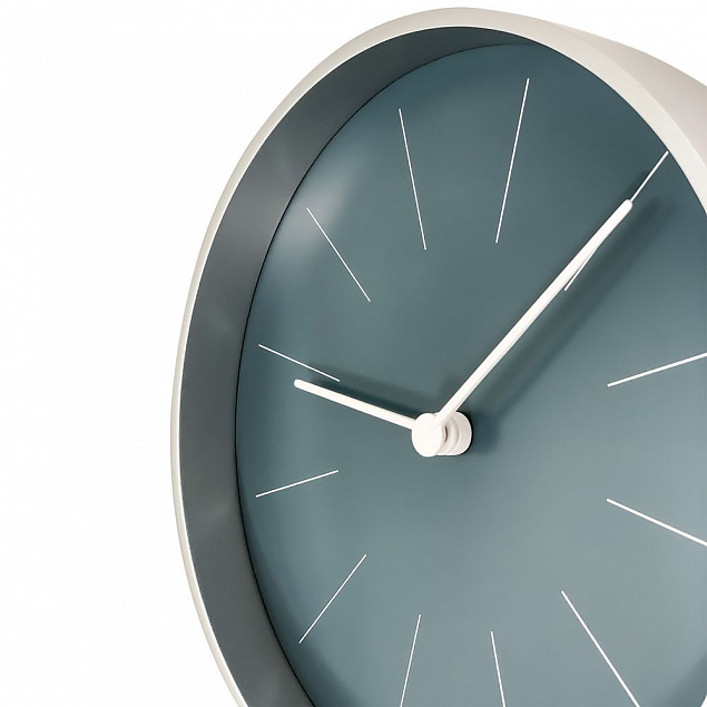 Часы настенные Spark, темно-синие с логотипом в Екатеринбурге заказать по выгодной цене в кибермаркете AvroraStore
