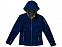 Куртка софтшел Match женская, темно-синий/серый с логотипом в Екатеринбурге заказать по выгодной цене в кибермаркете AvroraStore