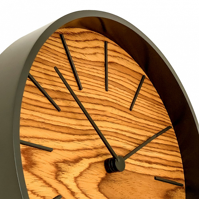 Часы настенные Largo, дуб с логотипом в Екатеринбурге заказать по выгодной цене в кибермаркете AvroraStore