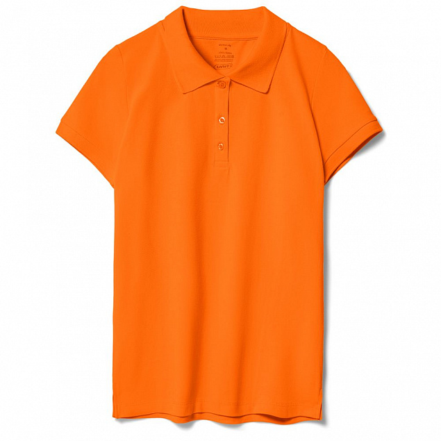 Рубашка поло женская Virma Lady, оранжевая с логотипом в Екатеринбурге заказать по выгодной цене в кибермаркете AvroraStore