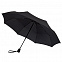 Складной зонт Gran Turismo, черный с логотипом в Екатеринбурге заказать по выгодной цене в кибермаркете AvroraStore
