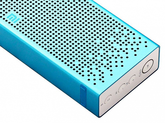 Беспроводная стереоколонка MI Bluetooth Speaker, синяя с логотипом в Екатеринбурге заказать по выгодной цене в кибермаркете AvroraStore