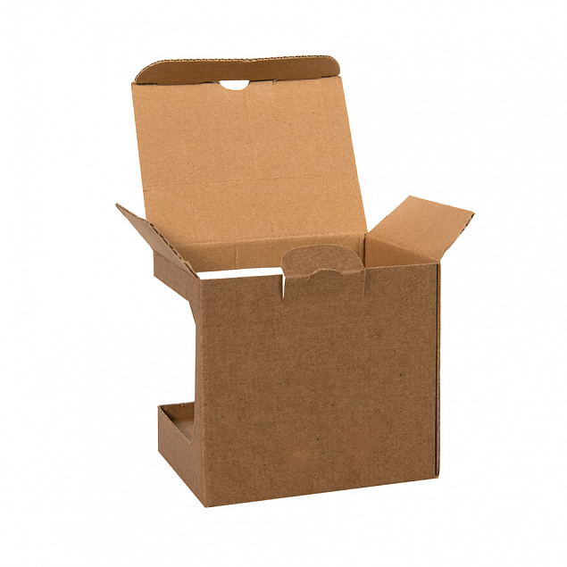 Коробка для кружек 25903, 27701, 27601, размер 11,8х9,0х10,8 см, микрогофрокартон, коричневый с логотипом в Екатеринбурге заказать по выгодной цене в кибермаркете AvroraStore