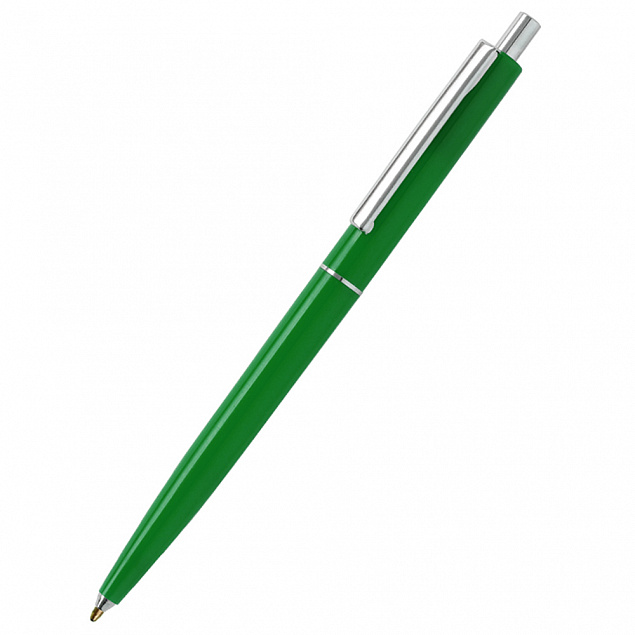 Ручка шариковая Dot - Зеленый FF с логотипом в Екатеринбурге заказать по выгодной цене в кибермаркете AvroraStore