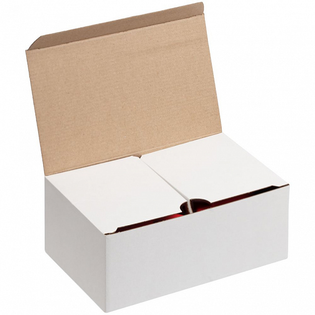 Коробка Couple Cup под 2 кружки, малая, белая с логотипом в Екатеринбурге заказать по выгодной цене в кибермаркете AvroraStore