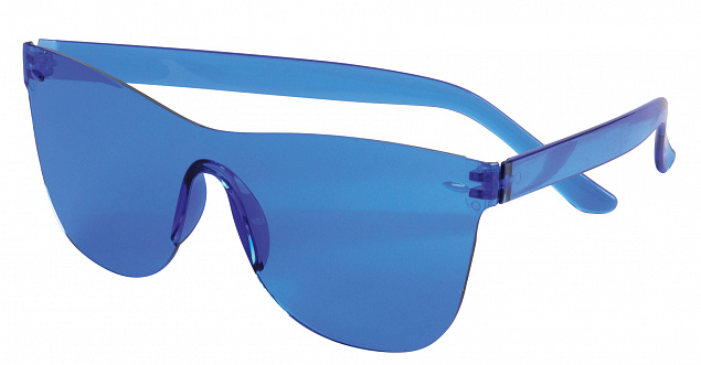 Солнцезащитные очки TRENDY STYLE,синий с логотипом в Екатеринбурге заказать по выгодной цене в кибермаркете AvroraStore