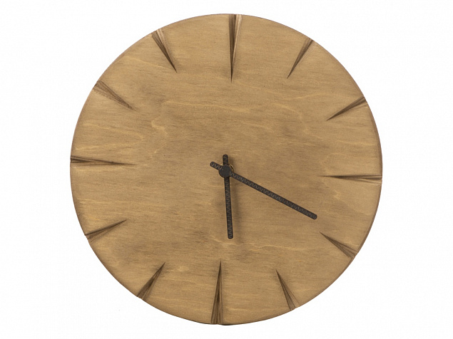 Часы деревянные «Helga» с логотипом в Екатеринбурге заказать по выгодной цене в кибермаркете AvroraStore