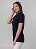 Рубашка поло женская Virma Stretch Lady, темно-синяя с логотипом в Екатеринбурге заказать по выгодной цене в кибермаркете AvroraStore