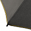 Зонт складной AOC Mini с цветными спицами, желтый с логотипом в Екатеринбурге заказать по выгодной цене в кибермаркете AvroraStore
