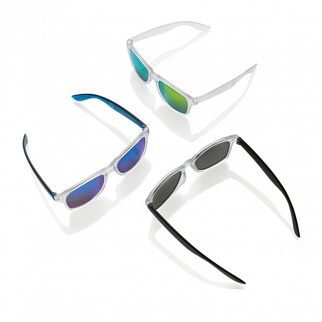 Солнцезащитные очки Gleam из переработанного пластика RCS с логотипом в Екатеринбурге заказать по выгодной цене в кибермаркете AvroraStore