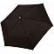 Зонт складной Fiber Alu Flach, черный с логотипом в Екатеринбурге заказать по выгодной цене в кибермаркете AvroraStore