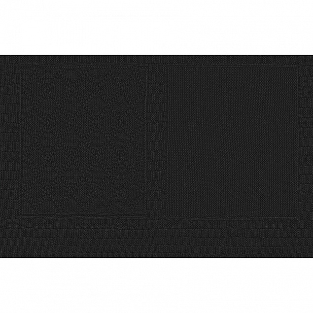 Плед LYKKE MINI, черный, шерсть 30%, акрил 70%, 120*170 см с логотипом в Екатеринбурге заказать по выгодной цене в кибермаркете AvroraStore