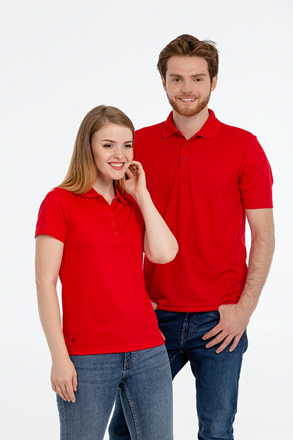 Рубашка поло мужская Eclipse H2X-Dry, красная с логотипом в Екатеринбурге заказать по выгодной цене в кибермаркете AvroraStore