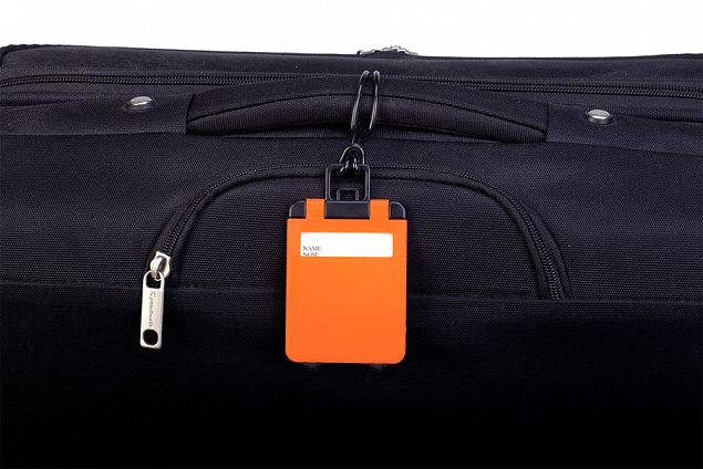 Бирка для багажа Trolley, оранжевая с логотипом в Екатеринбурге заказать по выгодной цене в кибермаркете AvroraStore