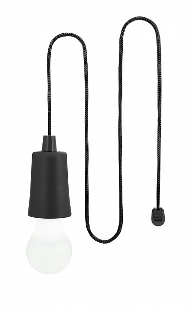 Лампа портативная Lumin, черная с логотипом в Екатеринбурге заказать по выгодной цене в кибермаркете AvroraStore