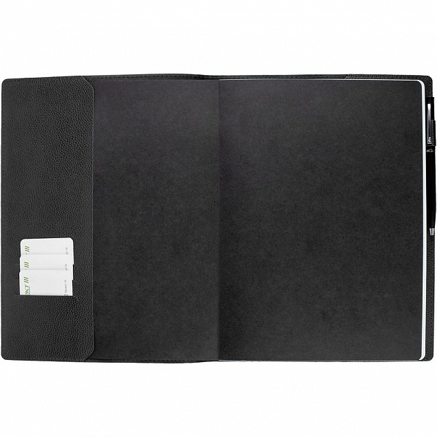 Ежедневник в суперобложке Brave Book, недатированный, черный с логотипом в Екатеринбурге заказать по выгодной цене в кибермаркете AvroraStore