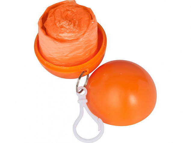 Дождевик Xina, оранжевый с логотипом в Екатеринбурге заказать по выгодной цене в кибермаркете AvroraStore