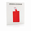 Блокнот с закладкой-фонариком, красный с логотипом в Екатеринбурге заказать по выгодной цене в кибермаркете AvroraStore