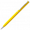 Ручка шариковая Hotel Chrome, ver.2, желтая с логотипом в Екатеринбурге заказать по выгодной цене в кибермаркете AvroraStore