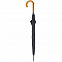 Зонт-трость LockWood, черный с логотипом в Екатеринбурге заказать по выгодной цене в кибермаркете AvroraStore