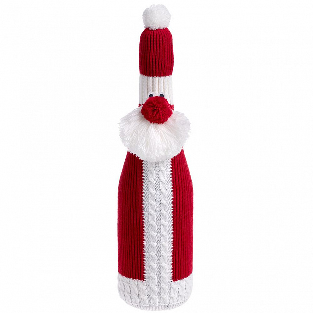 Чехол для бутылки «Дед Мороз» с логотипом в Екатеринбурге заказать по выгодной цене в кибермаркете AvroraStore