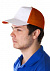 Бейсболка Unit Pro, белая с оранжевым с логотипом в Екатеринбурге заказать по выгодной цене в кибермаркете AvroraStore