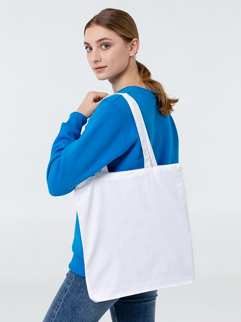 Холщовая сумка Avoska, молочно-белая с логотипом в Екатеринбурге заказать по выгодной цене в кибермаркете AvroraStore