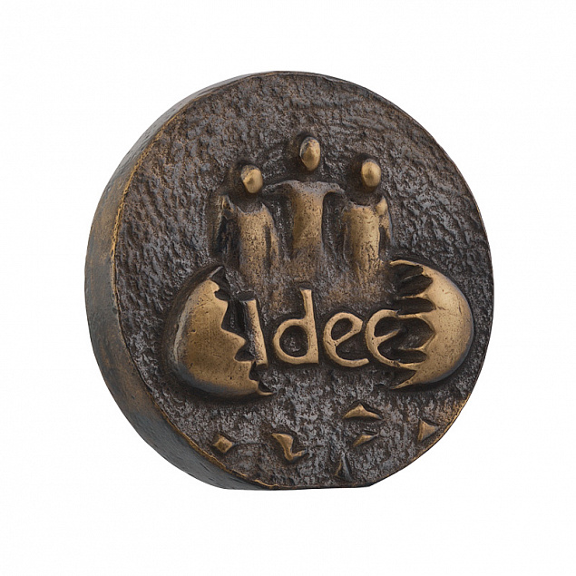 Медаль подарочная "Идея" с логотипом в Екатеринбурге заказать по выгодной цене в кибермаркете AvroraStore