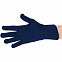 Перчатки Urban Flow, темно-синий меланж с логотипом в Екатеринбурге заказать по выгодной цене в кибермаркете AvroraStore
