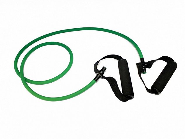 Эспандер трубчатый с ручками, нагрузка до 11 кг с логотипом в Екатеринбурге заказать по выгодной цене в кибермаркете AvroraStore