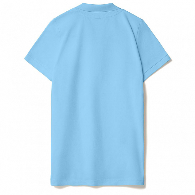 Рубашка поло женская Virma Lady, голубая с логотипом в Екатеринбурге заказать по выгодной цене в кибермаркете AvroraStore