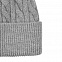 Шапка Heat Trick, светло-серый меланж с логотипом в Екатеринбурге заказать по выгодной цене в кибермаркете AvroraStore