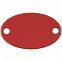 Шильдик металлический Alfa Oval, красный с логотипом в Екатеринбурге заказать по выгодной цене в кибермаркете AvroraStore