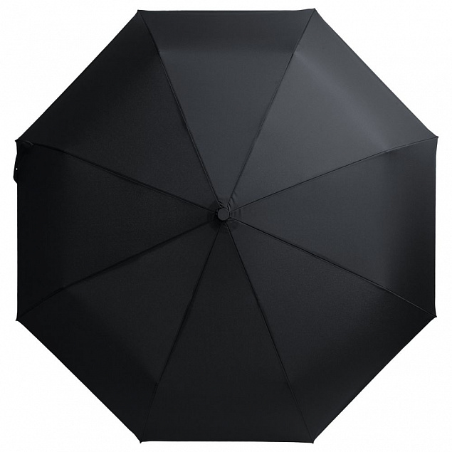Зонт складной ARE-AOC, черный с логотипом в Екатеринбурге заказать по выгодной цене в кибермаркете AvroraStore