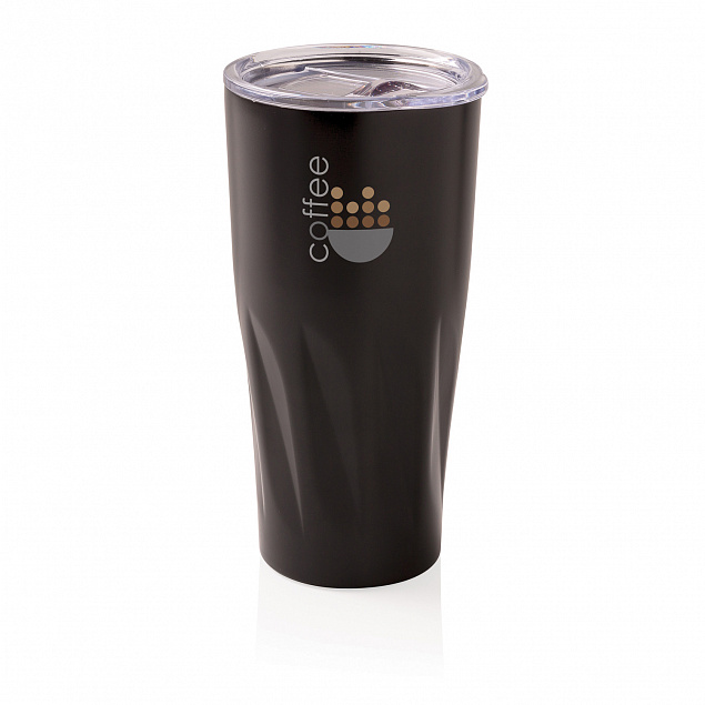 Вакуумная термокружка Copper, черный с логотипом в Екатеринбурге заказать по выгодной цене в кибермаркете AvroraStore