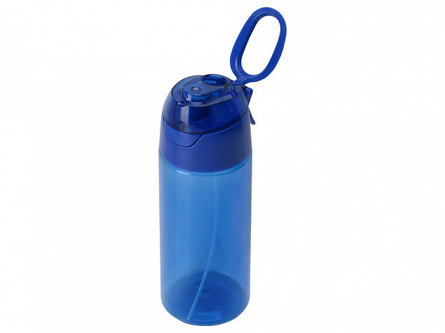 Спортивная бутылка с пульверизатором Spray, 600мл, Waterline, синий с логотипом в Екатеринбурге заказать по выгодной цене в кибермаркете AvroraStore