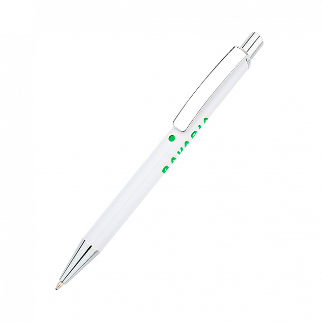 Ручка металлическая Bright - Зеленый FF с логотипом в Екатеринбурге заказать по выгодной цене в кибермаркете AvroraStore