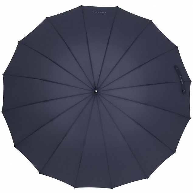 Зонт-трость Big Boss, темно-синий с логотипом в Екатеринбурге заказать по выгодной цене в кибермаркете AvroraStore