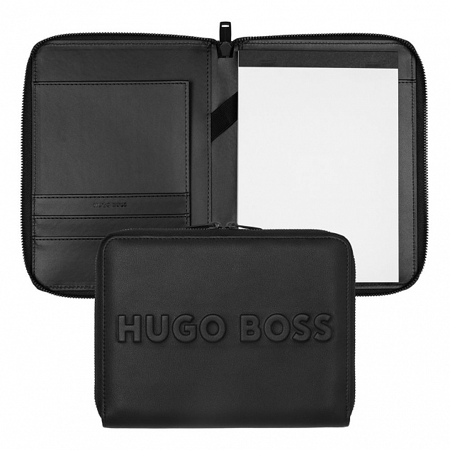 Папка Label Black Hugo Boss, формат A5 с логотипом в Екатеринбурге заказать по выгодной цене в кибермаркете AvroraStore