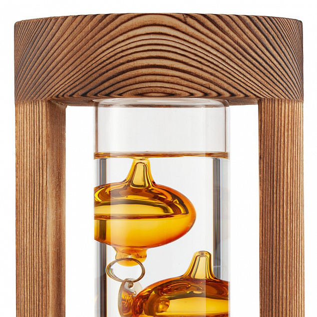 Термометр «Галилео» в деревянном корпусе с логотипом в Екатеринбурге заказать по выгодной цене в кибермаркете AvroraStore