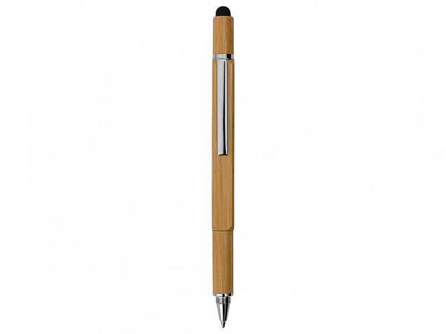 Ручка-стилус из бамбука Tool с уровнем и отверткой с логотипом в Екатеринбурге заказать по выгодной цене в кибермаркете AvroraStore