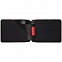 Портмоне Arrival, черное с красным с логотипом в Екатеринбурге заказать по выгодной цене в кибермаркете AvroraStore