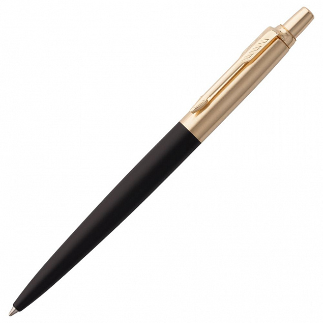 Ручка шариковая Parker Jotter Luxe K177, черный с золотистым с логотипом в Екатеринбурге заказать по выгодной цене в кибермаркете AvroraStore