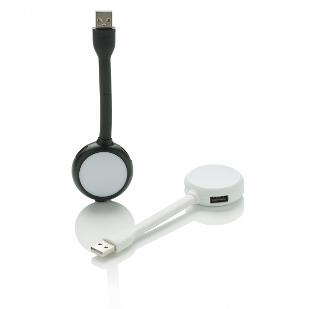 USB-хаб с лампой с логотипом в Екатеринбурге заказать по выгодной цене в кибермаркете AvroraStore