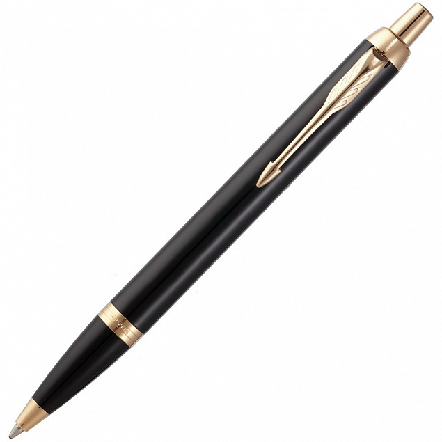 Ручка шариковая Parker IM Core K321 Black GT M с логотипом в Екатеринбурге заказать по выгодной цене в кибермаркете AvroraStore