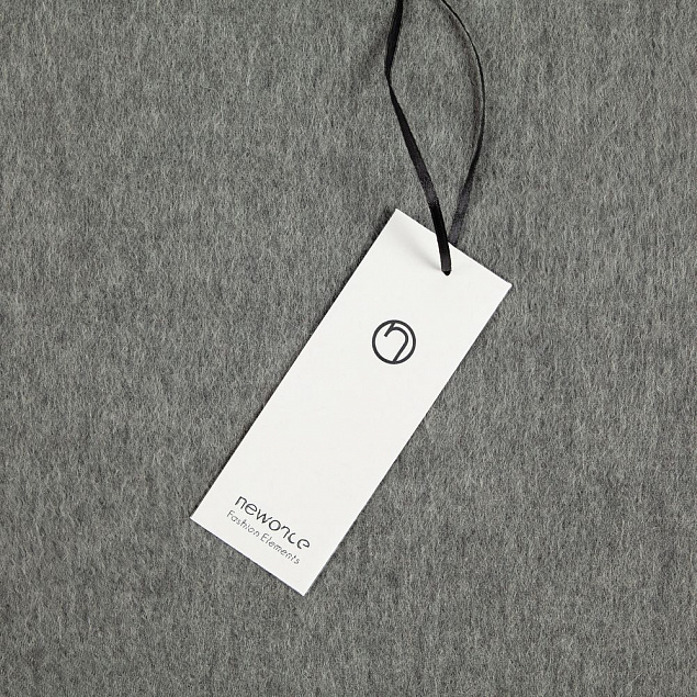 Шарф Graceful, серый с логотипом в Екатеринбурге заказать по выгодной цене в кибермаркете AvroraStore